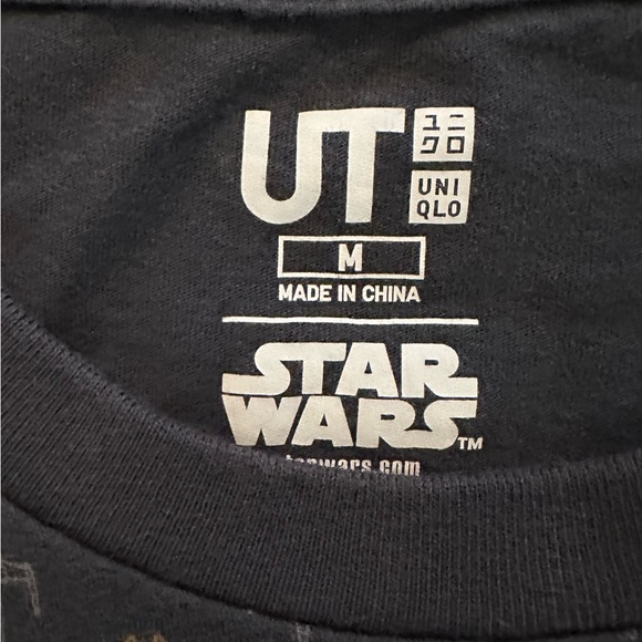 UT Star Wars Millennium Falcon X-Wing Fighter Navy T-shirt, size Medium - Picture 2 of 6